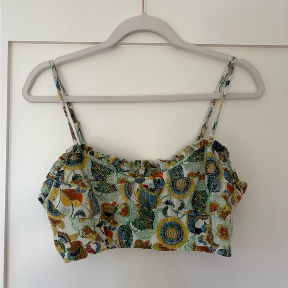 Anthropologie Twist Crop Top Set Size SM - Picture 7 of 16